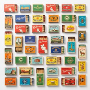 Match Mega Lot - 50 Pack Australian Vintage