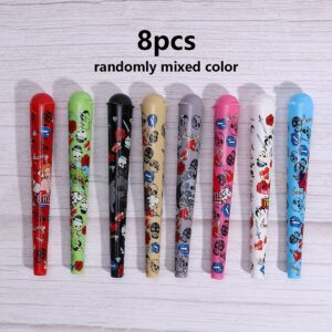 8-Pack Colorful Pre-Rolled Storage Tubes