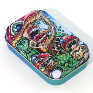 Mushroom Themed Designer Iron Cigarette Case for Women