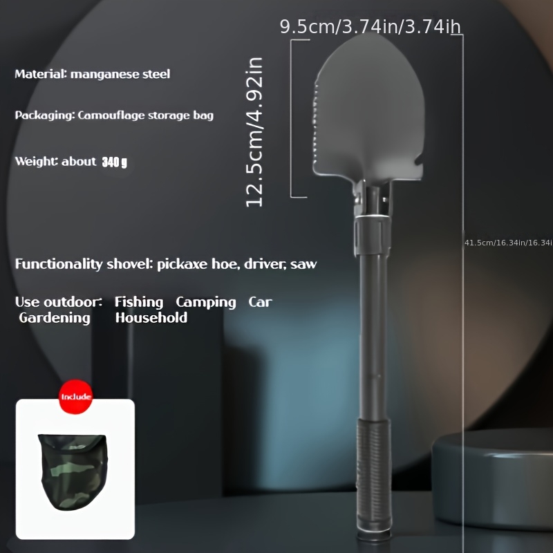 Super Light Tactical Folding Shovel Multi-Tool